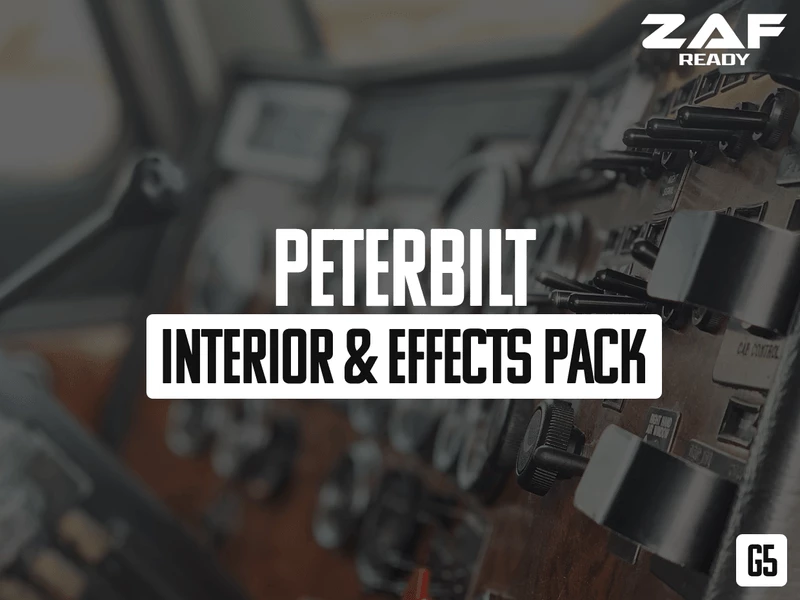 Peterbilt Interior Peterbilt Interior & Effect Sound Pack v1.4.2