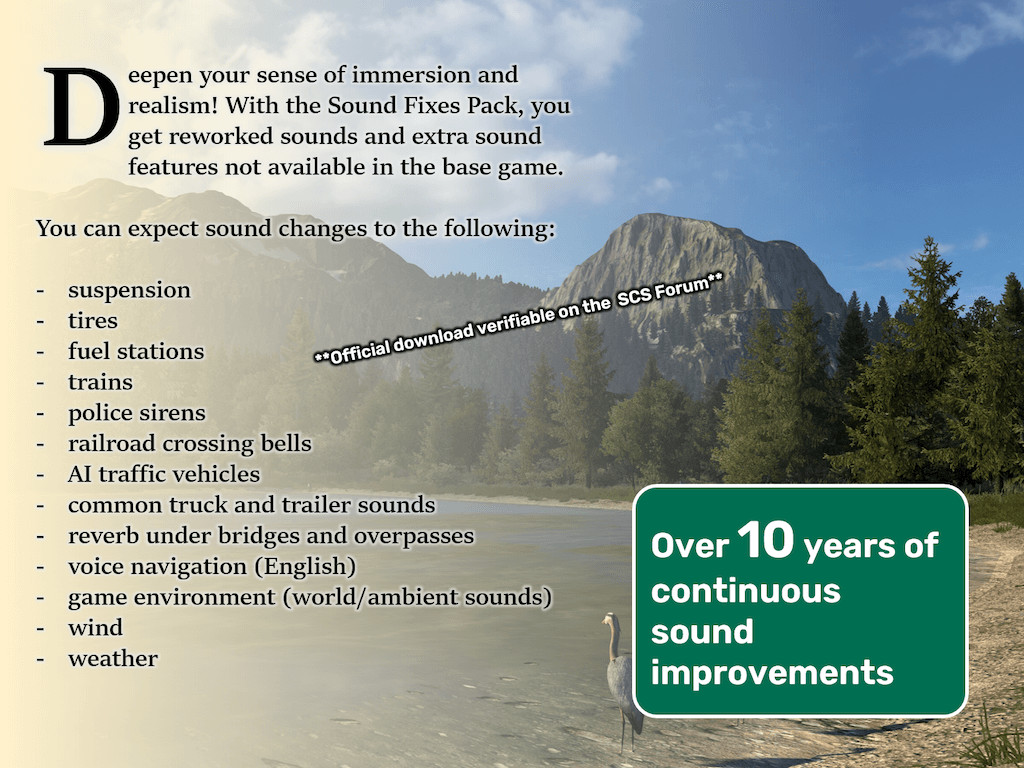 Sound Fixes Pack v26.212