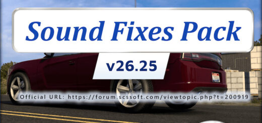 Sound Fixes Pack v26.25