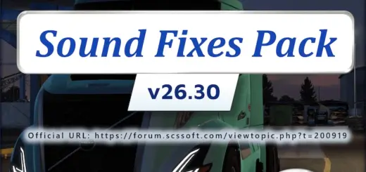 Sound Fixes Pack v26.30