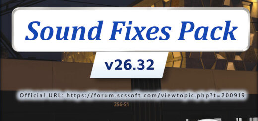 Sound Fixes Pack v26.32