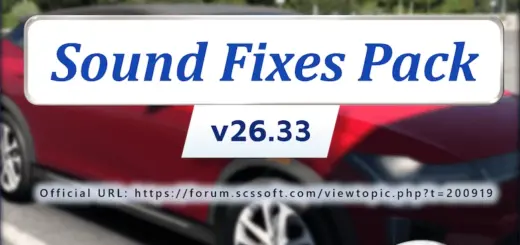 Sound Fixes Pack v26.33