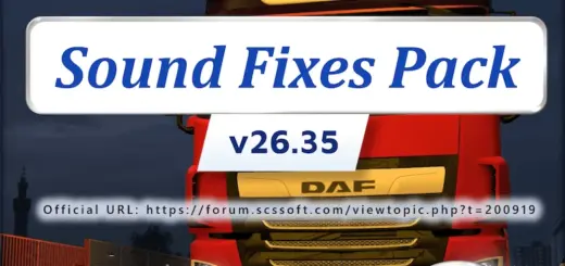 Sound Fixes Pack v26.35