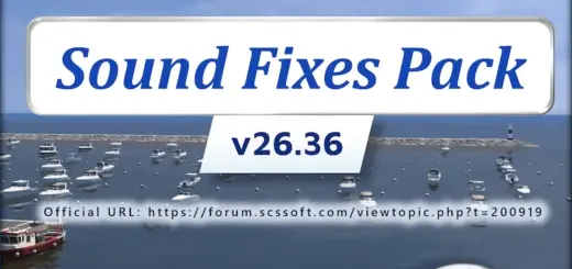 Sound Fixes Pack v26.36