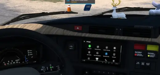 Volvo VNL 2025 improved Radio Infotainment Screens v1.1