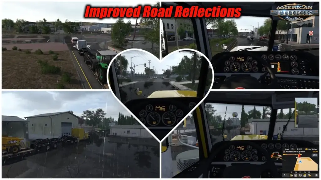 Improved Road Reflections