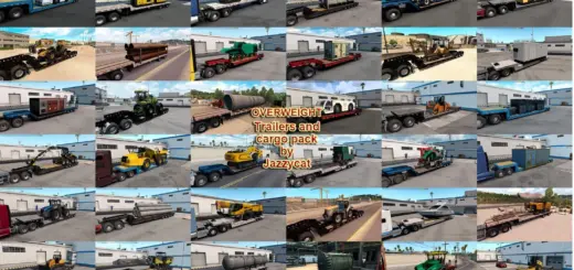 Overweight Trailers and Cargo Pack by Jazzycat v6.2.3
