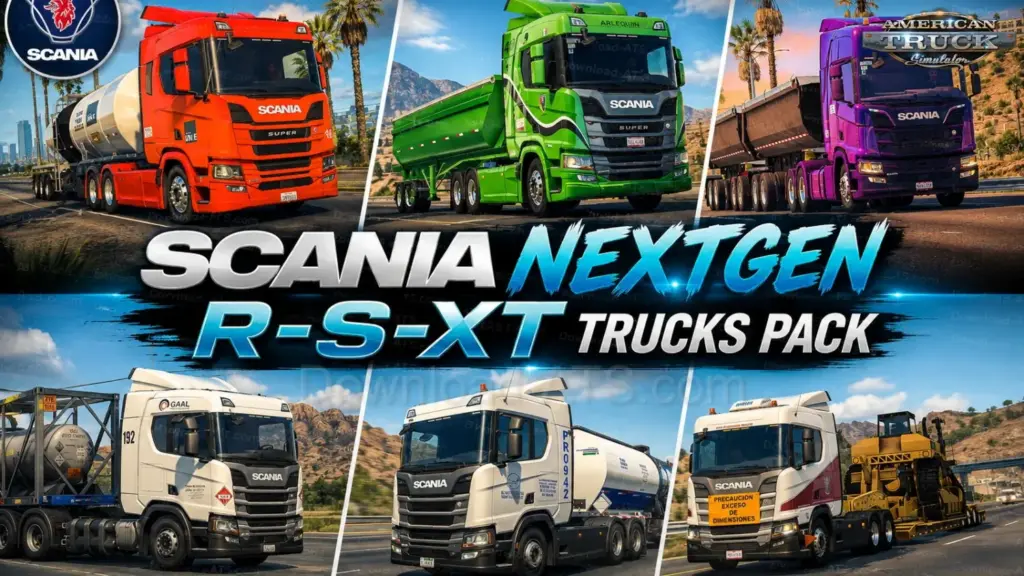 Scania NextGen R S XT Trucks Pack v1.60