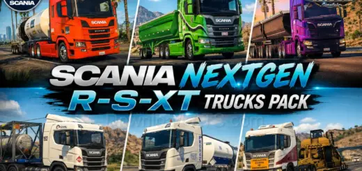 Scania NextGen R S XT Trucks Pack v1.60