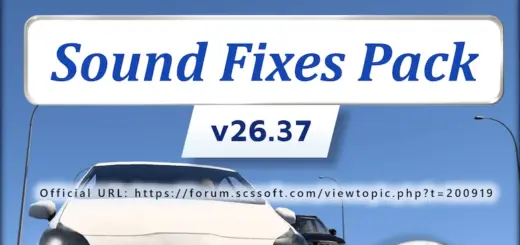 Sound Fixes Pack v26.37