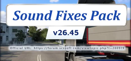 Sound Fixes Pack v26.45