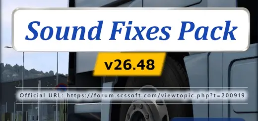 Sound Fixes Pack v26.48.1