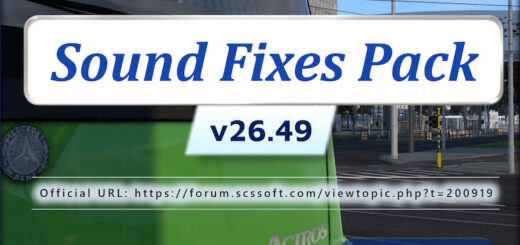 Sound Fixes Pack v26.49