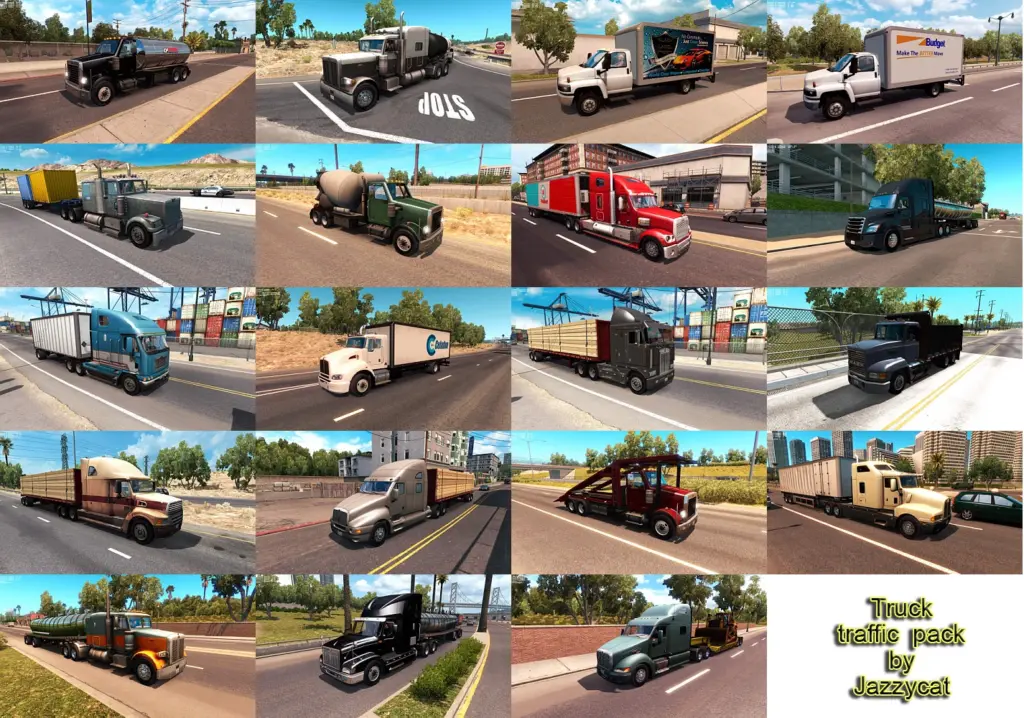Truck Traffic Pack by Jazzycat v3.5.133