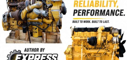 Caterpillar C15 Real Engine Pack v1.0 | 500HP • 600HP • 700HP | 28 Trucks + Custom Swap Transmissions | ATS 1.59.2.0s