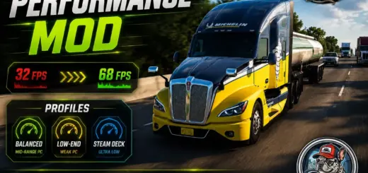 EXPRESS PERFORMANCE MOD ATS Realistic Rush Hour Traffic + FPS Boost 1.60.1.8s