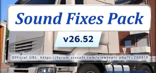 Sound Fixes Pack v26.52